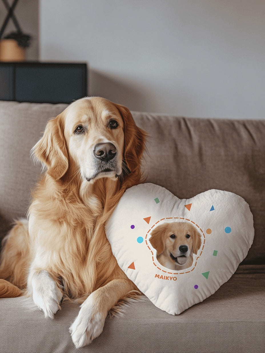 Custom Heart-Shaped Pillow