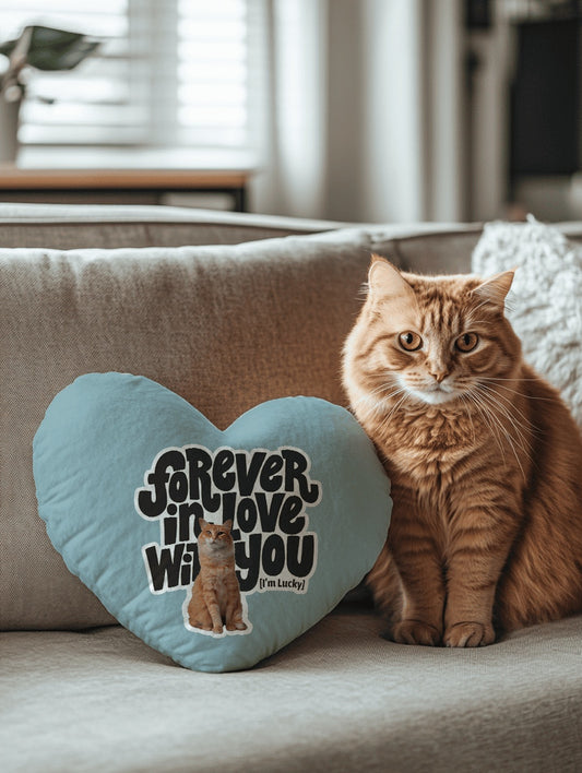 Custom Heart-Shaped Pillow